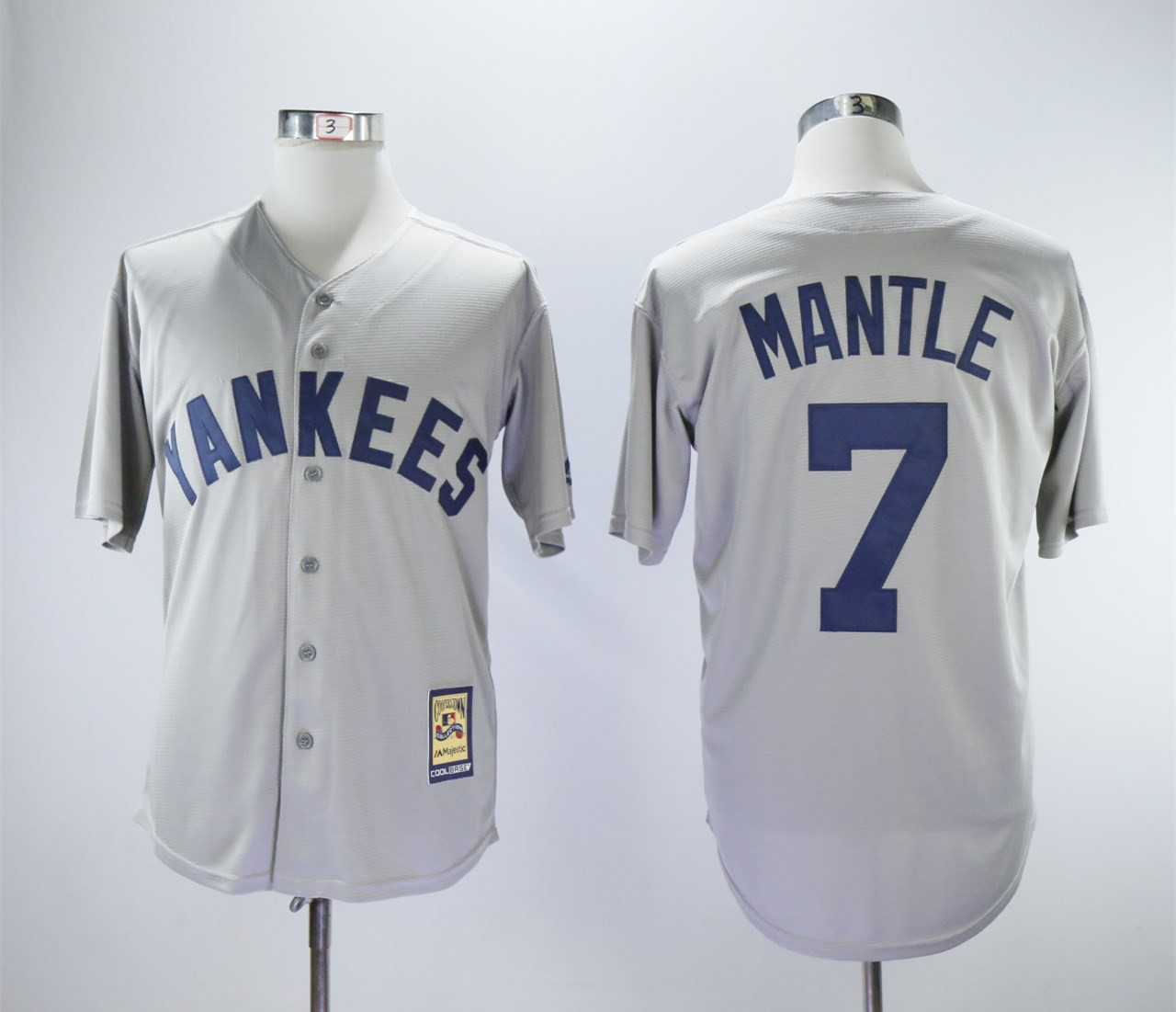 Yankees 7 Mickey Mantle Gray Cooperstown Collection Mitchell & Ness Baseball Jerseys,We sell and wholesale Yankees 7 Mickey Mantle Gray Cooperstown Collection Mitchell & Ness Baseball Jerseys on line form chian!